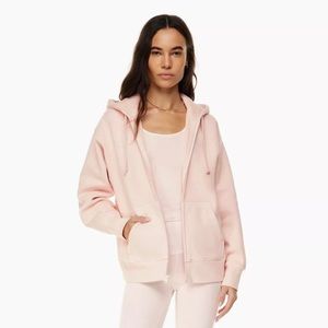 TNA COZY FLEECE BOYFRIEND ZIP HOODIE
